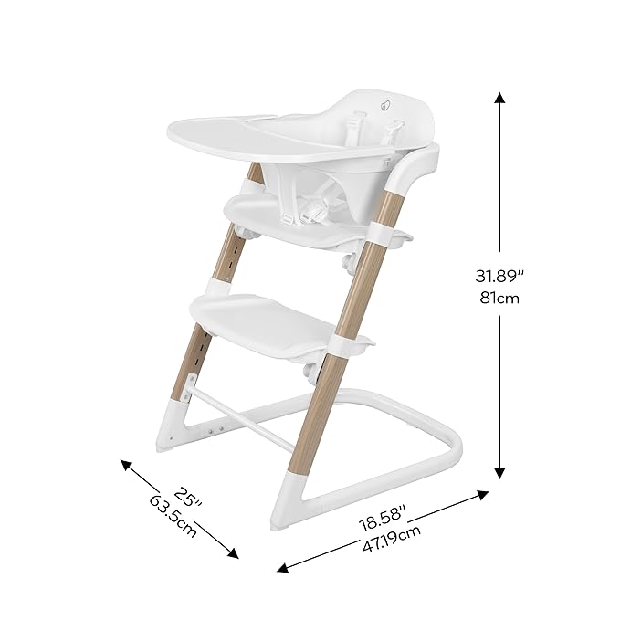 Evenflo RightSeat Multistage High Chair (Sea Salt White)