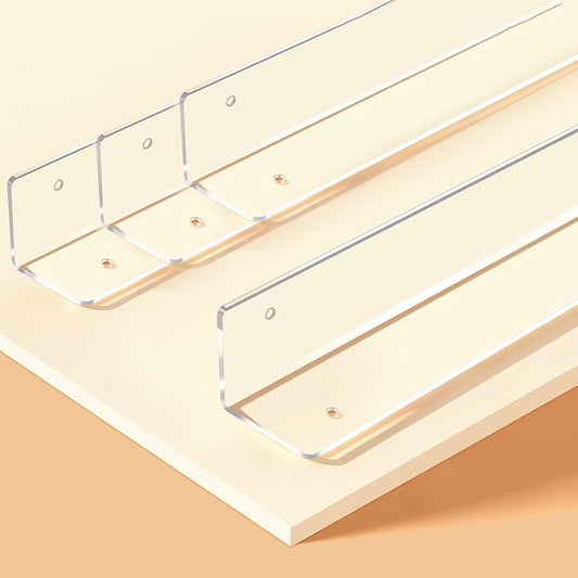 CHIDU Corner Guard, Pre-Drilled Clear Wall Corner Protector with Screws, L-Shaped Thickened Edge Protection for Sharp Wall, Door Frame, Table, Countertop - 4 PCS x 39.3" L x 1.57" W