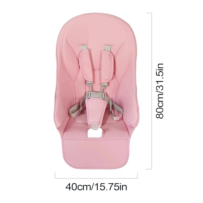 High Chair Cushion Replacement, PU Leather Baby High Chair Cover, Non-Slip Baby Dining Chair Cover Seat Padded Cushion for Pegs Pere_go, Siesta Zero3