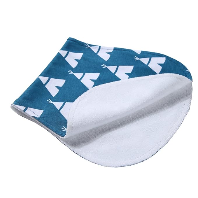 Baby Burp Cloths Baby Burp Set Curved Absorbent and Soft Valuable 4 Pack