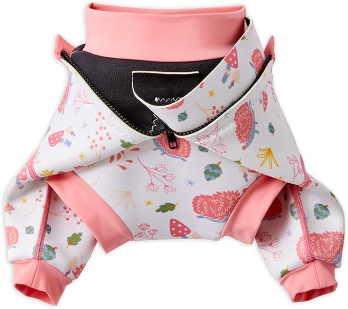 Splash About Happy Nappy Wetsuit, Swimsuit for Babies & Toddlers with Built-in Swim Diaper (Forest Walk, 6-14 Months)