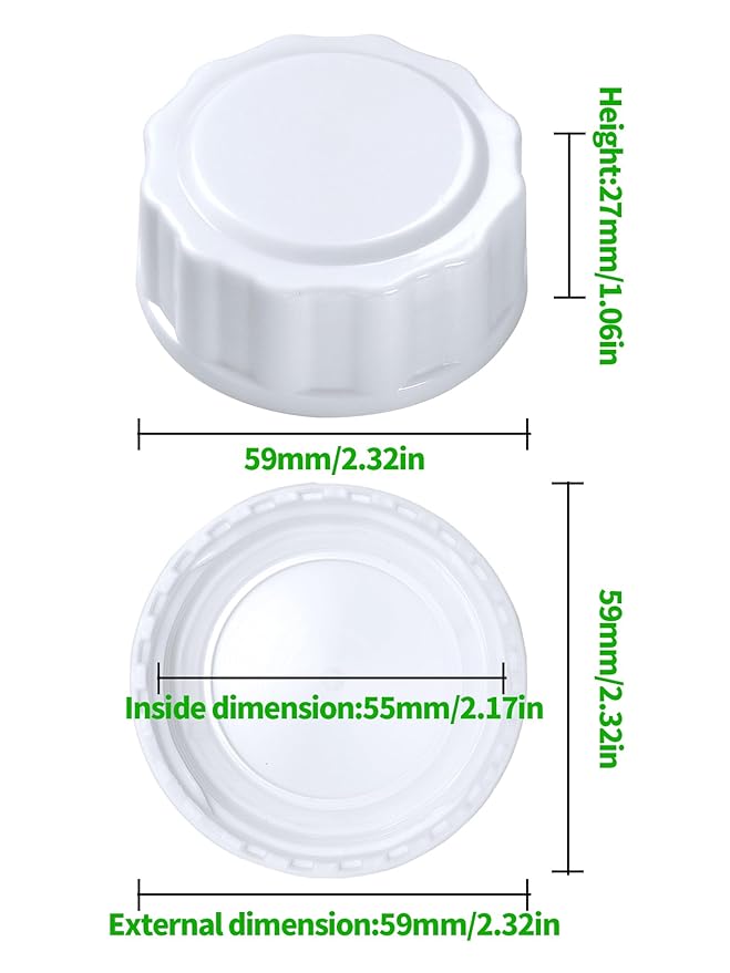Travel and Storage Bottle Caps Compatible with Avent Baby Bottles, Bottle Lids Replacement, 8 Count
