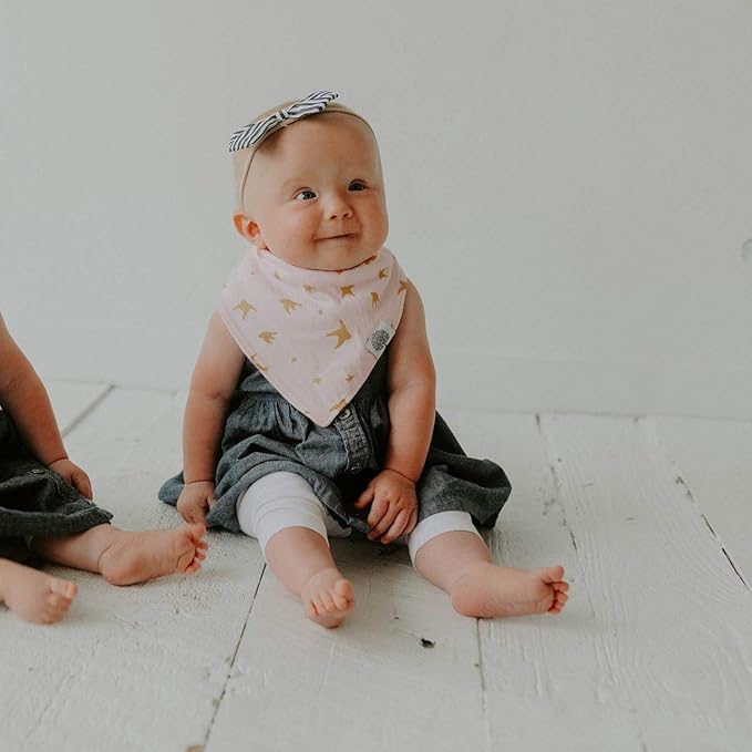 Parker Baby Bandana Drool Bibs for Boys, Girls & Unisex - Soft & Stylish Teething Bibs for Babies