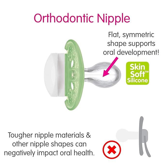 MAM Original, Nipple Shape Helps Promote Healthy Oral Development, 2 Pack, 16+ Months, Elephant