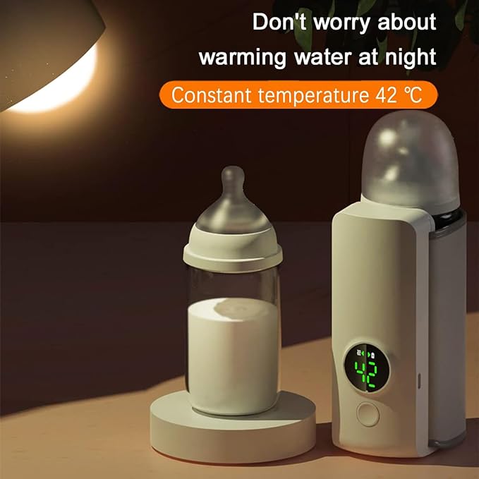 Bottle Buddy Bottle Warmer, Hugwarm Bottle Warmer, Bottle Warm Baby Bottle Warmer with LCD Display, Bottle Warmer On The Go, just for Keep Milk Warm NOT for Heat Up from Cold (1)
