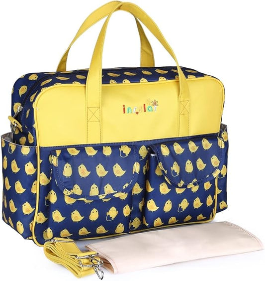 Kamay's Mummy Shoulder Bag Diaper Bag Chic Nappy Changing Bag Tote/Messenger Style Large with Changing Mat, Adjustable Straps