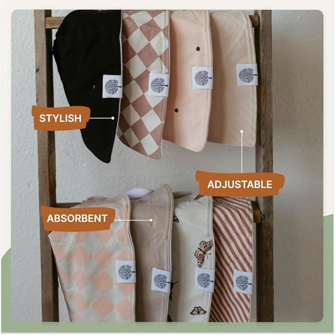 Parker Baby Bandana Drool Bibs for Boys, Girls & Unisex - Soft & Stylish Teething Bibs for Babies