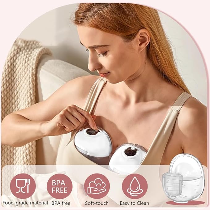 24mm Full S32 Breast Pump Set with 24mm Flange for NCVI NICEGREEN Nuliie Zooawa Sunnaltree Wearable Breast Pump, Duckbill Valve Diaphragm Flange Collector Replacement Parts for S32 Breast Pump