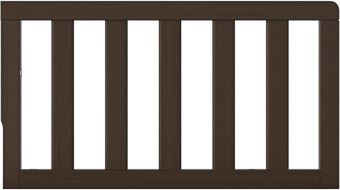 Child Craft Toddler Guard Rail Converts Calder, Farmhouse and Woodland Cribs into Toddler Bed, Made of Pinewood, Baby Safe Non-Toxic Finish (Brushed Truffle)