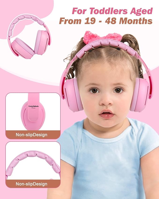 [2-in-1] Baby Ear Muffs Noise Protection - [Two Modes] Baby Headphones for Noise Cancelling Headphones- Infant Headphones Noise Cancelling - Ear Protection for 3 Months to 4 Years