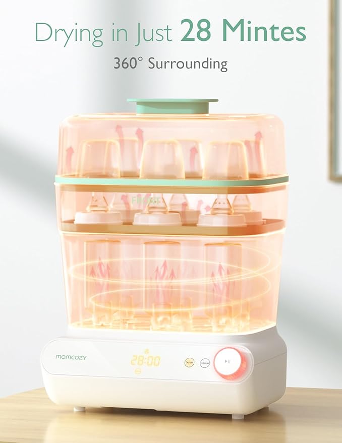 Momcozy Nutri Bottle Warmer & Momcozy Bottle Sterilizer and Dryer