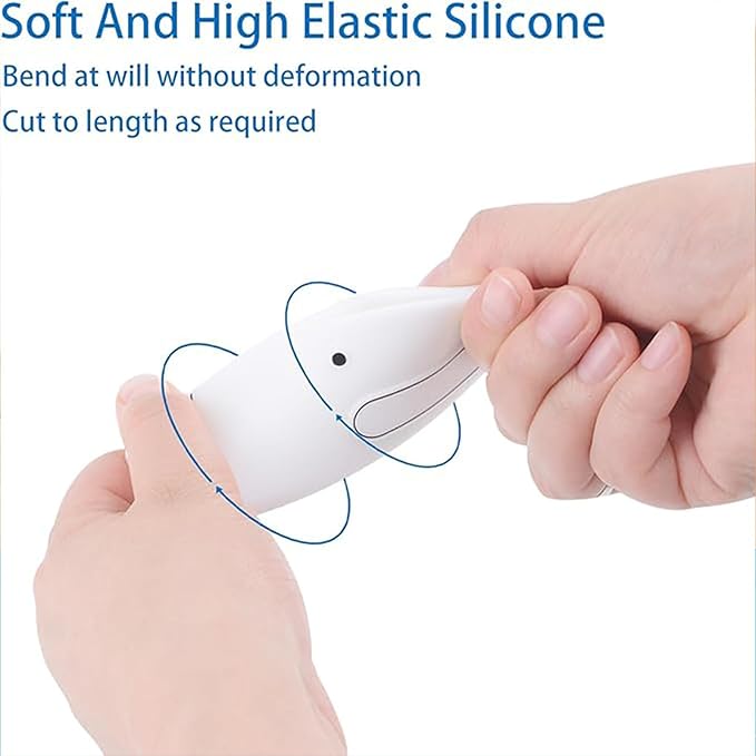 INCREWAY 12 PCS White Baseboard Corner Blocks Silicone Self Adhesive Safety Corner Cushion Baby Proofing Edge Guard Protectors for Furniture Wall Base