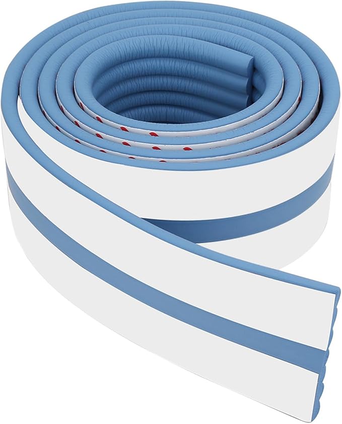 Yctze Multifunctional 6.5ft Baby Proofing Corner Guards, Child Safety Bumper, Foam Strip Crib Bumper, Thick Wall Table Bed Protectors for Kids with Fireplace Padding and