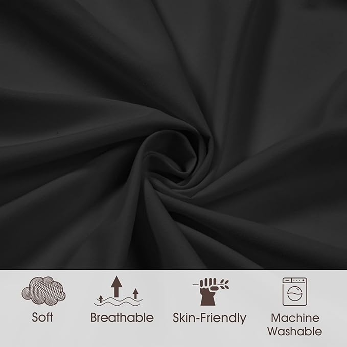 PHF P 2 Pack Baby Changing Pad Covers Grey & Black US