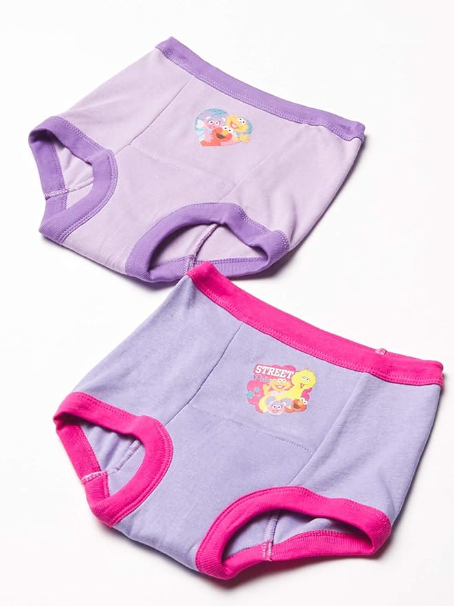Sesame Street Unisex Toddler Potty Training Pants with Elmo, Cookie Monster and Big Bird with Stickers & Success Chart