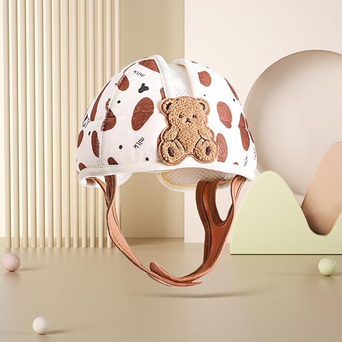 Baby Safety Helmet, Breathable Baby Head Protector for Crawling and Walking, Infant Soft Helmet Anti-Collision, Ultra-Lightweight, Expandable and Adjustable Thickened Toddler Headguard, Type 1