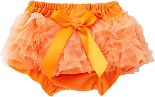 Infant Baby Girls Tutu Skirt Toddler Ruffled 𝐃iaper 𝐂overs Cute Lace Ruffled Tiered Bloomers Bubble Shorts Underwear