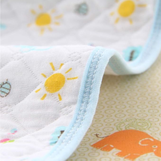 Waterproof Diaper Changing Pads Portable - Breathable Leak Proof Mattress Pad Protector Baby Changing Mat for Toddler, Kids Pack of 3 (S (17.7 x 13.7 Inch))