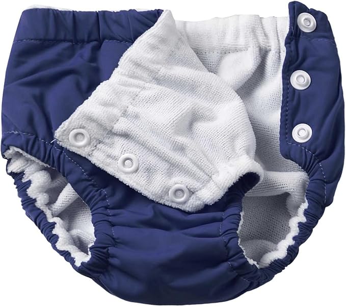 Baby Boys Girls Reusable Swim Diaper Washable Adjustable Bloomers Swimsuit Swimming Apparel