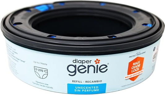 Playtex Diaper Genie Refills for Diaper Genie Diaper Pails - Holds Up to 270 Diapers