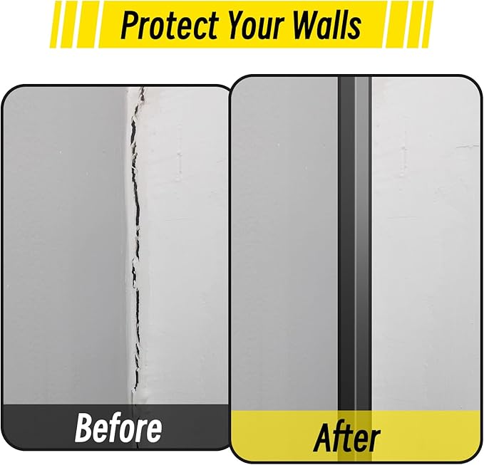 6PCS Black Aluminium Wall Corner Protector Guard 0.8x0.8x48” Corner Trim Molding L Metal Edge Protectors for Walls Corner Guards