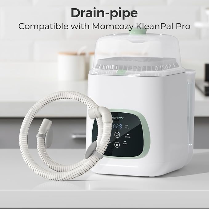 Momcozy KleanPal Pro Baby Bottle Washer & Momcozy Soft & Safe Drain Hose 1M