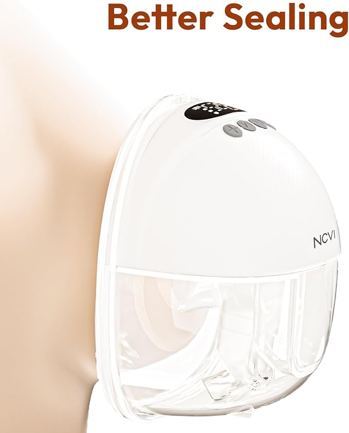 NCVI Replacement Diaphragm Compatible with Hands Free Breast Pump 8111, Original Wearable Breastfeeding Pump Accessories, BPA Free, 2 PC