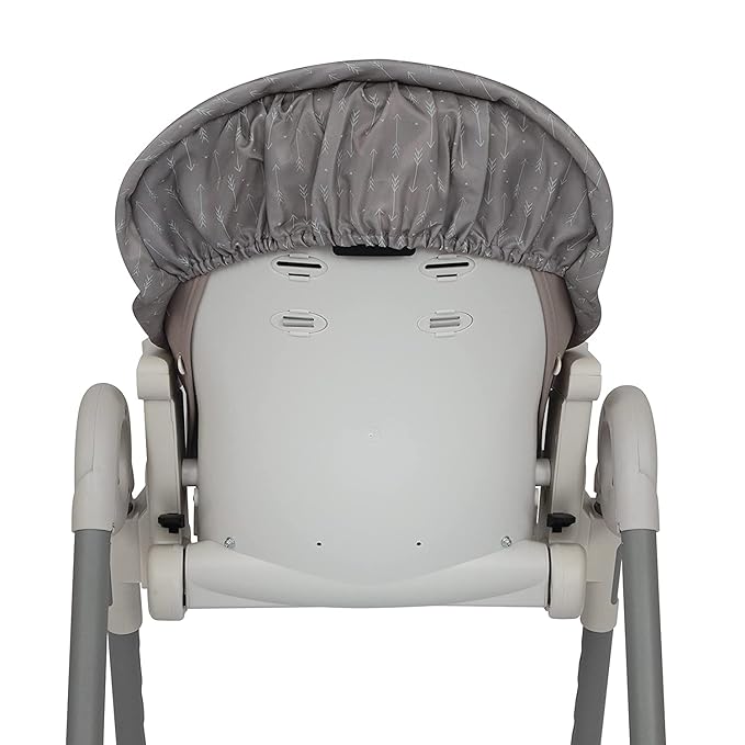 Nuby Baby High Chair Cover - Protects from Spills and Crumbs - Water Resistant for Easy Cleanup - Arrow Print