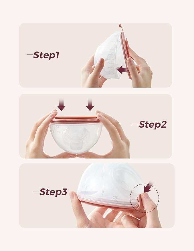 Momcozy Double-Sealed Flange 24mm Only for Momcozy V1 Pro/V2 Pro Breast Pump. Original V1 Pro/V2 Pro Breast Pump Replacement Accessories, 1PC (24mm)