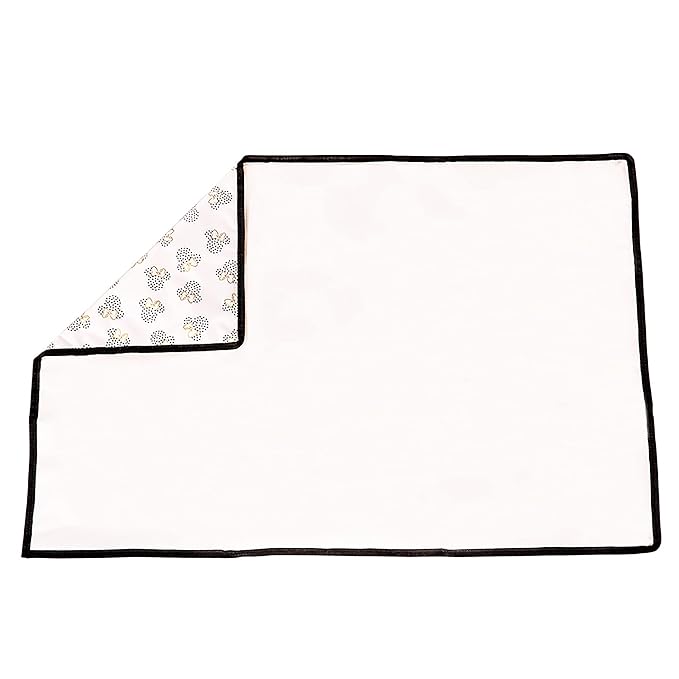 Disney Baby by J.L. Childress Full Body Portable Changing Pad for Babies - Diaper Changing Mat for Travel, Baby Accessory Essentials, Wipeable & Water-Resistant, Foldable & Compact - Minnie Mouse Dot