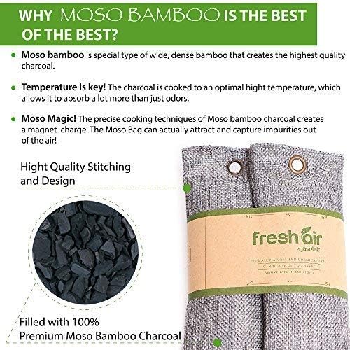 Jasclair Refill Bags Compatible with Dekor Plus Diaper Pail (4 Pack) | Odor-Locking Multi-Layer Liners | Light Baby Powder Scent | Leak-Resistant & Easy to Use | Not for Dekor Classic