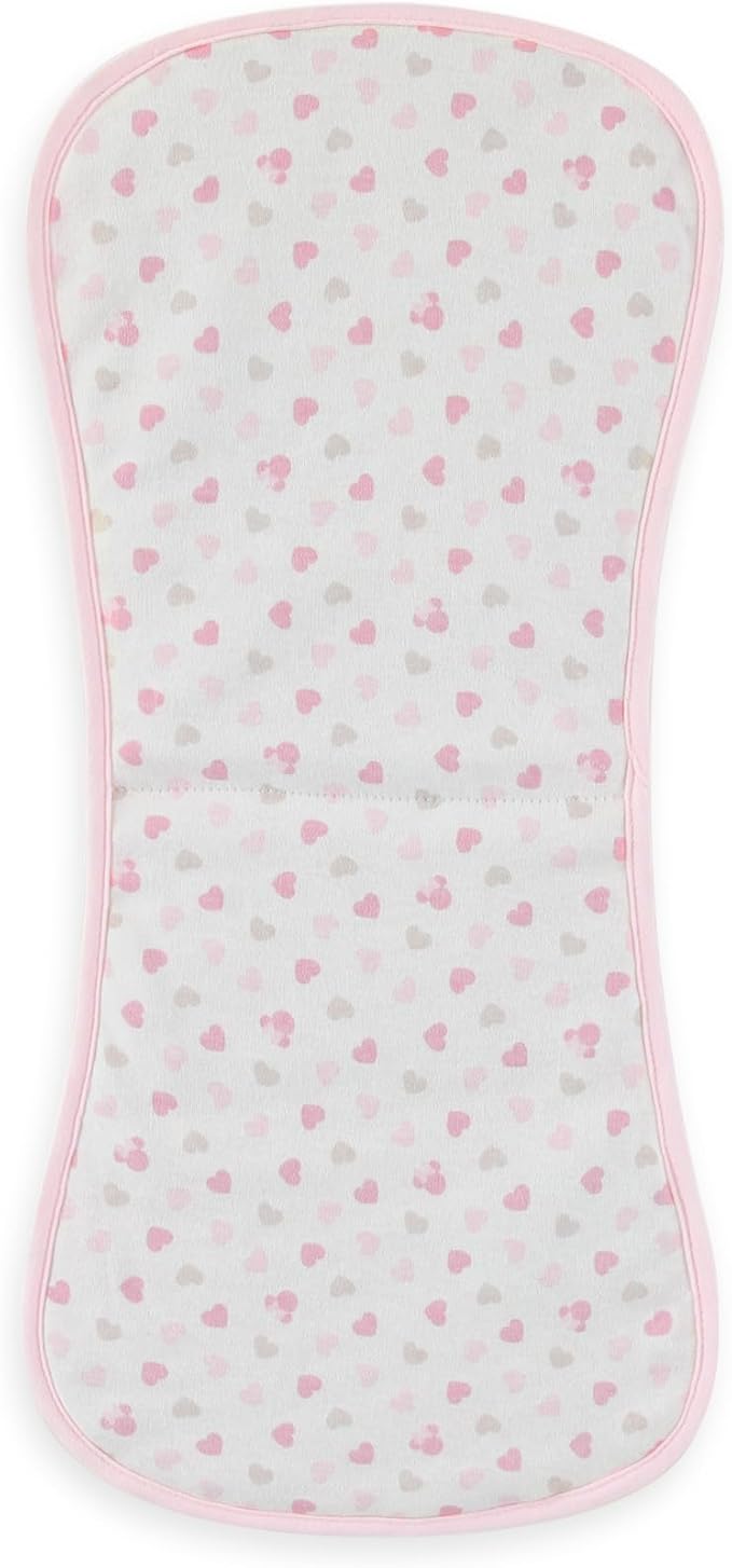 Disney Baby Burp Cloths 3-Pack – Mickey Mouse and Minnie Mouse Soft Absorbent 20" x 10" Leakproof Burping Rags for Baby Boys Girls & Unisex Newborns & Infants