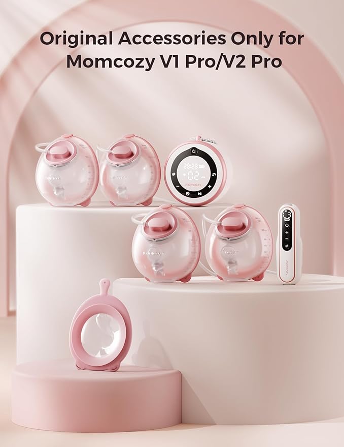 Momcozy Double-Sealed Flange 24mm Only for Momcozy V1 Pro/V2 Pro Breast Pump. Original V1 Pro/V2 Pro Breast Pump Replacement Accessories, 1PC (24mm)