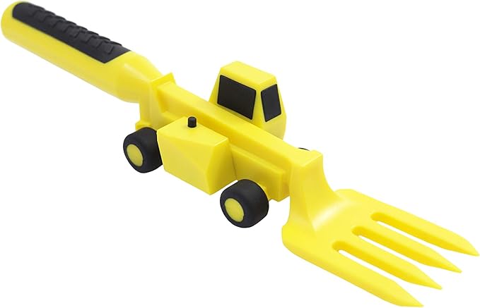 Constructive Eating - Toddler Construction Utensils Made in USA - Silverware for Toddlers - Utensils for Kids - Constructive Eating Utensil Set