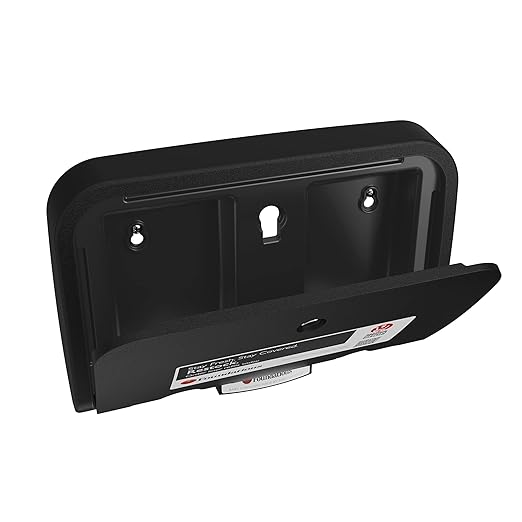 Foundations 300-LD-02 Changing Table Liners Dispenser - Disposable Liners for Elements Changing Station - Easy to Use, Holds up to 50 Paper Liners - with Dispenser Locks - Black