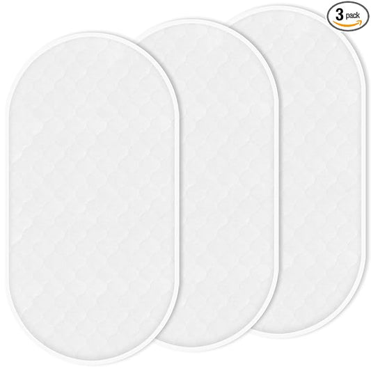 Baby Thicker Diaper Changing Quilted Pad Liner, Non-Slip 3 Pack Heavy Absorbency Reusable Incontinence Pads for Kids Changer Washable Underpads(YDYQ)