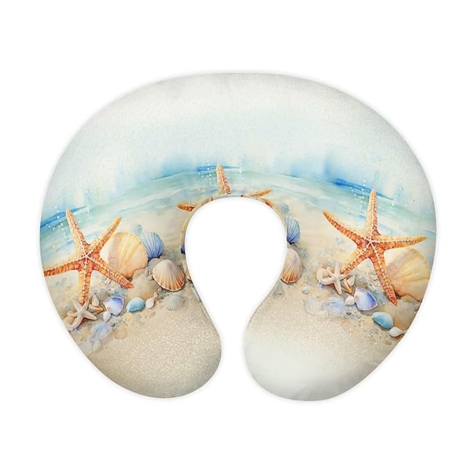 Beach Baby Nursing Pillow Cover Removable Breathable Breastfeeding Pillow Slipcover, Stretchy Nursing Pillow Case Fits Snug On Infant