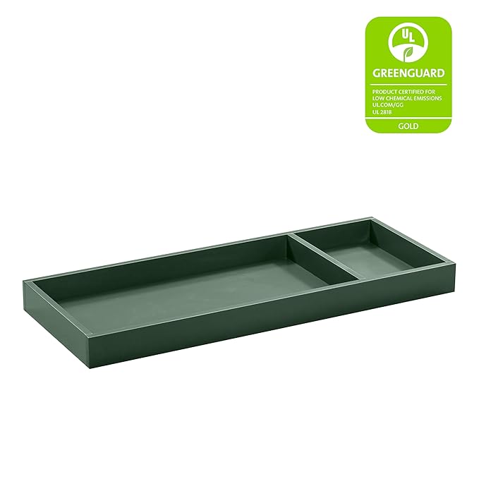 MDB Family Universal Wide Removable Changing Tray (M0619) in Forest Green, GREENGUARD Gold Certified