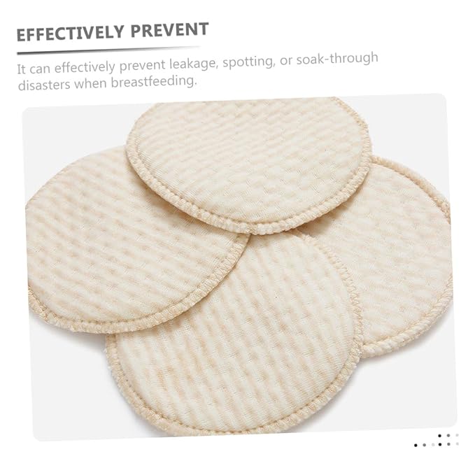 SHOWERORO Breastfeeding Nursing Pads 12pcs Reusable Breast Pads Washable Cotton for Women