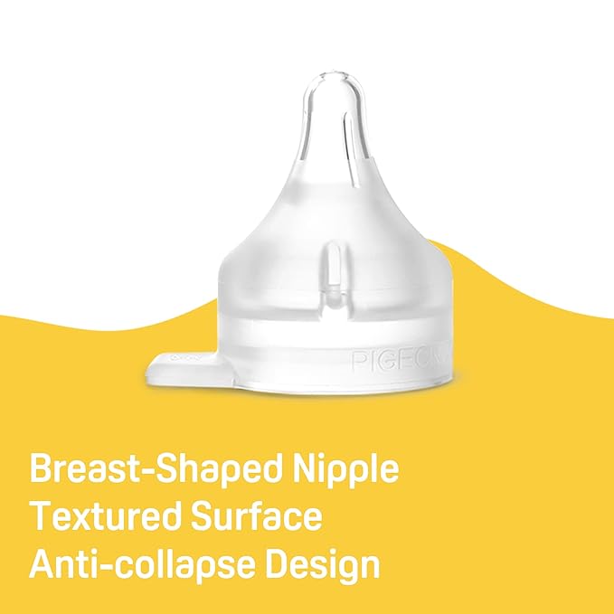 Pigeon Preemie Silicone Nipple(SSS), 1 Count, Please Use It Under The Guidance of a Pediatrician