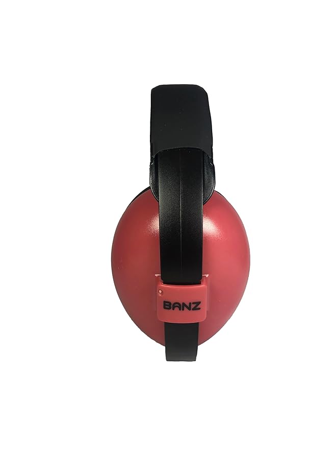 BANZ Earmuffs Infant Hearing Protection – Ages 0-2 Years (Maroon)