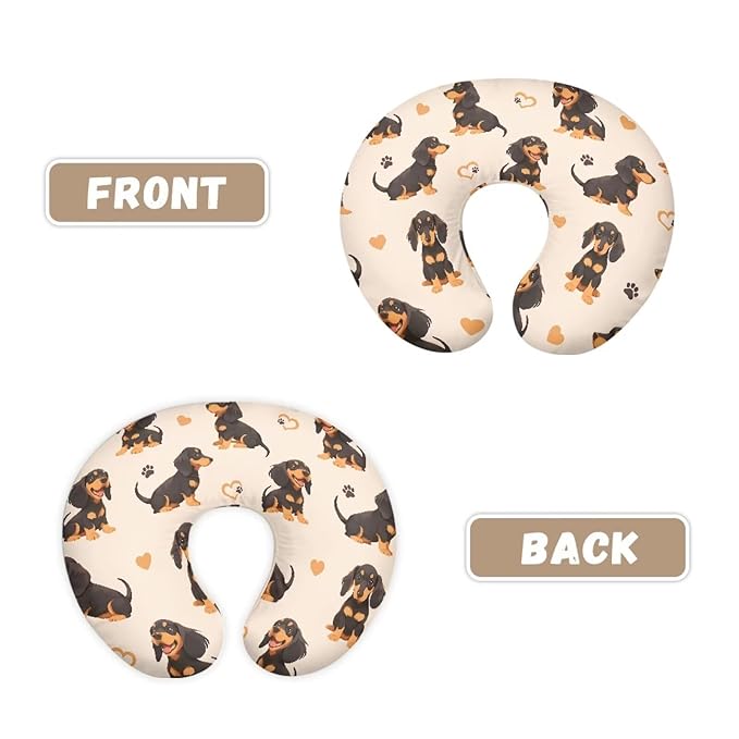 Dachshunds Baby Nursing Pillow Cover Ultra Soft Comfortable Newborn Nursing Pillow Case Stain Resistant and Scratch Resistant
