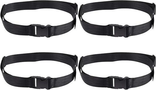 LUOZZY 4 Pcs High Chair Straps 2-Point Replacement Harness Straps Belt for Pushchair, HighChair, and Child Chair Stroller 55.02x1.49x0.39Inch