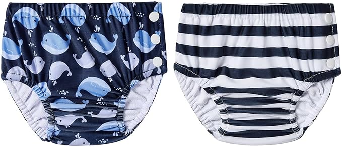 Century Star Baby Reusable Swim Diapers, Pool Swimming Diapers for Toddler Boys Girls, Washable Swimming Pants, Size 2-3, 1 Count