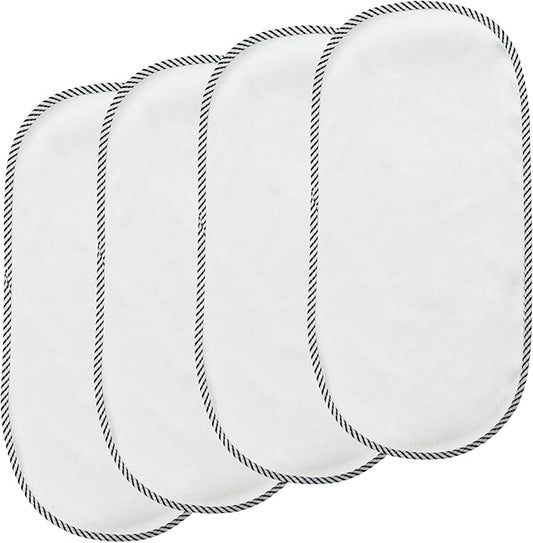 PandaEar 4 Pack Waterproof Changing Pad Liners, Baby Diaper Changing Underpads Liner Soft Changing Table Cover -23.6" x 11.8"