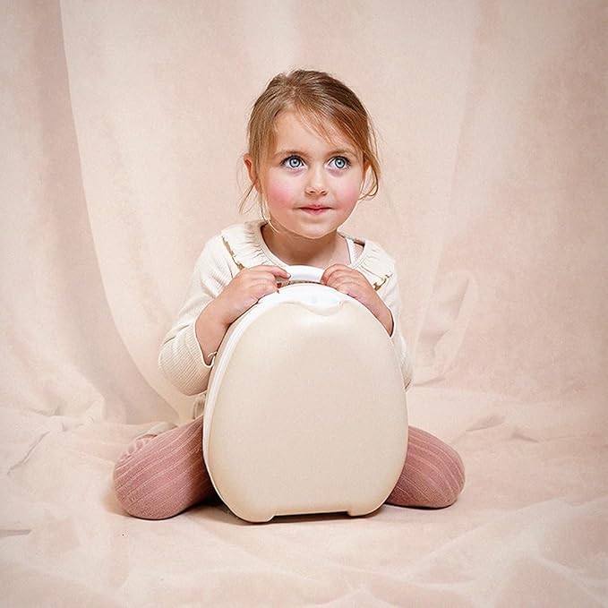 My Carry Potty - Natural Beige Travel Potty, Award-Winning Portable Toddler Toilet Seat for Kids to Take Everywhere
