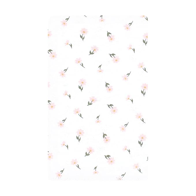 Hudson Baby Unisex Baby Flannel Burp Cloth 10pk, Sage Floral, One Size