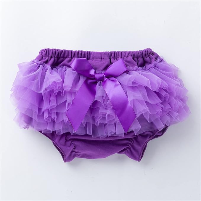 Infant Baby Girls Tutu Skirt Toddler Ruffled 𝐃iaper 𝐂overs Cute Lace Ruffled Tiered Bloomers Bubble Shorts Underwear