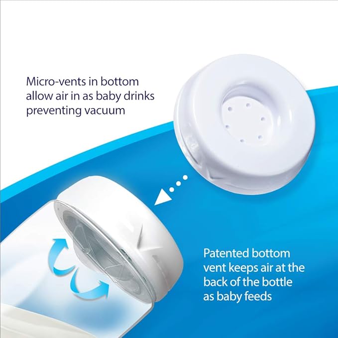 Playtex Baby Ventaire Anti Colic Baby Bottle, BPA Free, 9 Ounce - 3 Count