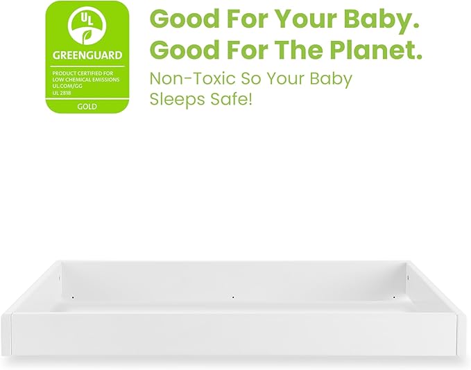Delta Children Changing Top #W100810 - Greenguard Gold Certified, Bianca White